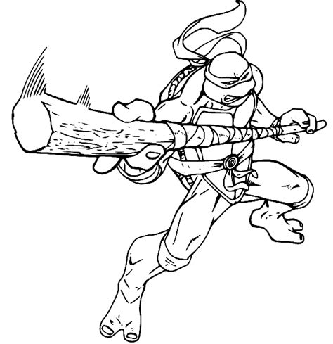 Donatello Coloring Page