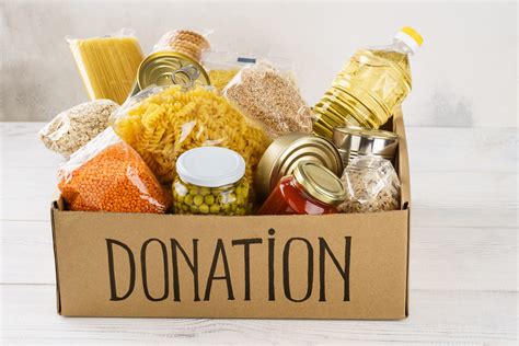 Donations to a food bank in Floyd County