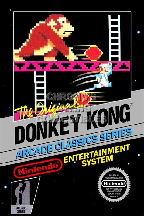 Donkey Kong Box Art Template