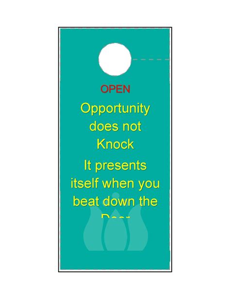 DIY Door Hanger Template Ideas