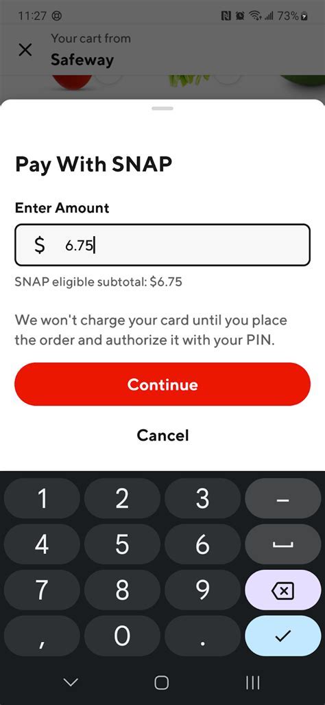 DoorDash Food Stamps Application