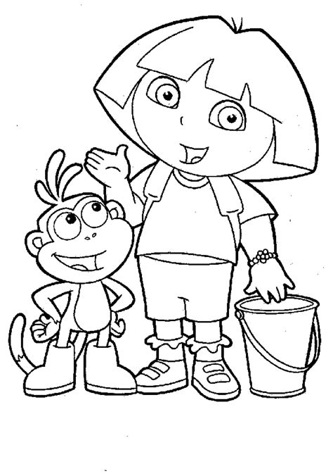 Dora the Explorer coloring page