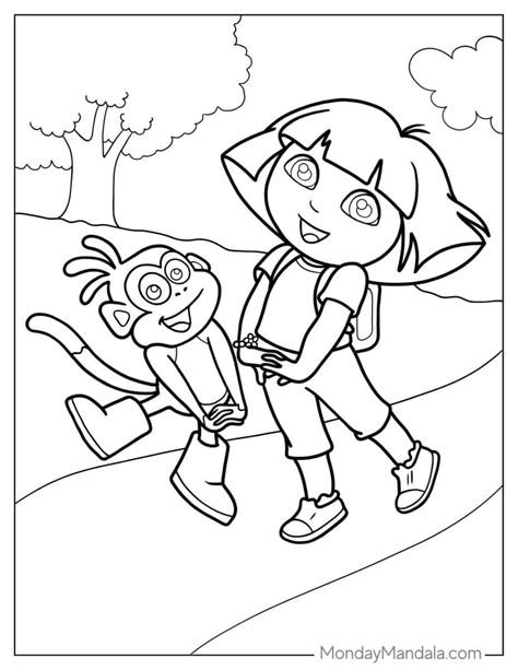 Dora the Explorer coloring page 9