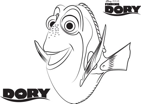 Dory Coloring Pages