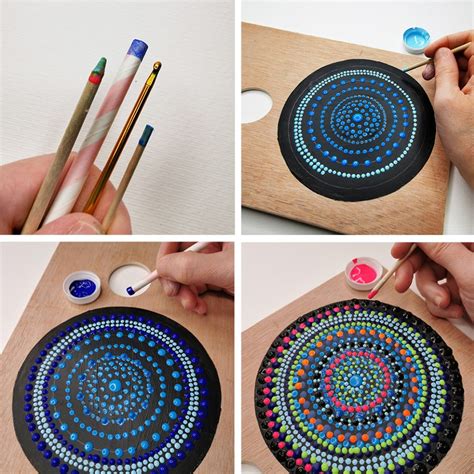 Dot art technique example