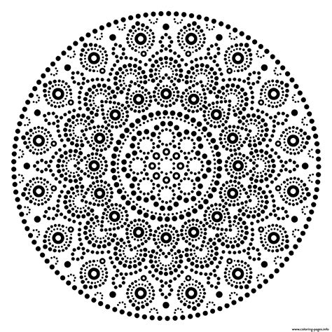 Dot Mandala Color