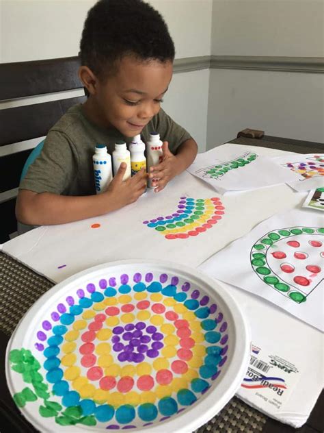 Dot marker art project activity