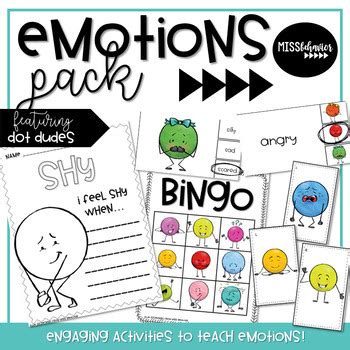 Dot marker emotions and feelings activity