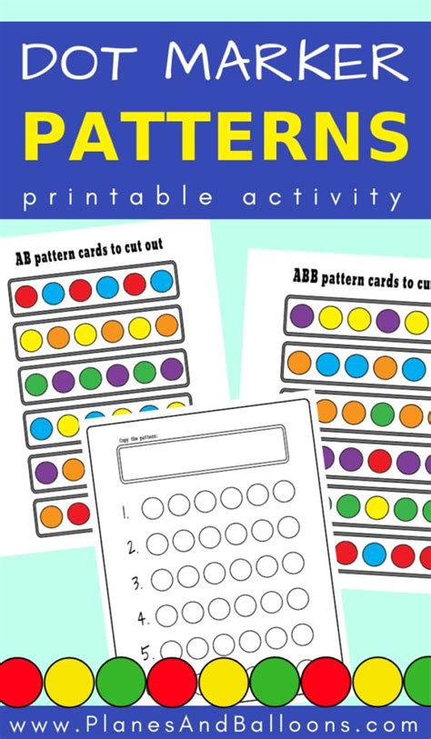 Dot marker patterns and symmetry activity