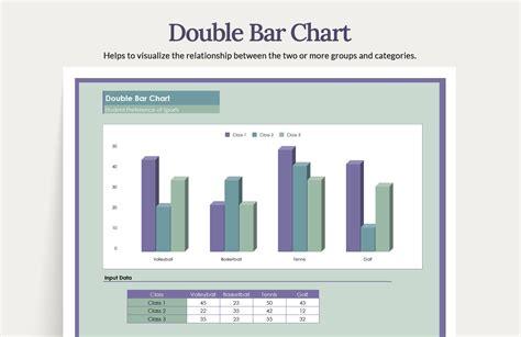 Double Bar Graph Template