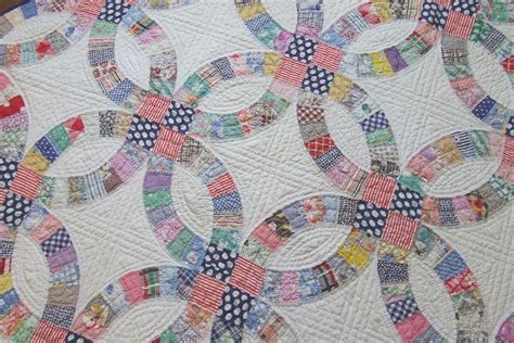 Double Wedding Ring Quilt Template