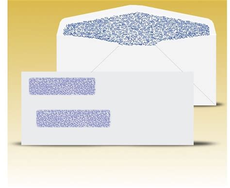 Double Window Envelope Template Customization