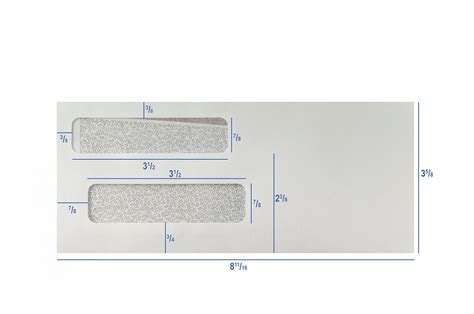 Double Window Envelope Template Printing Tips