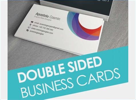 Double-Sided Business Card Template