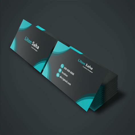 Double Sided Business Card Template Example