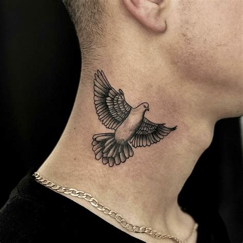 Dove Neck Tattoo Ideas