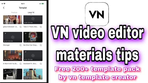 Download Vn Video Editor Templates Screenshot