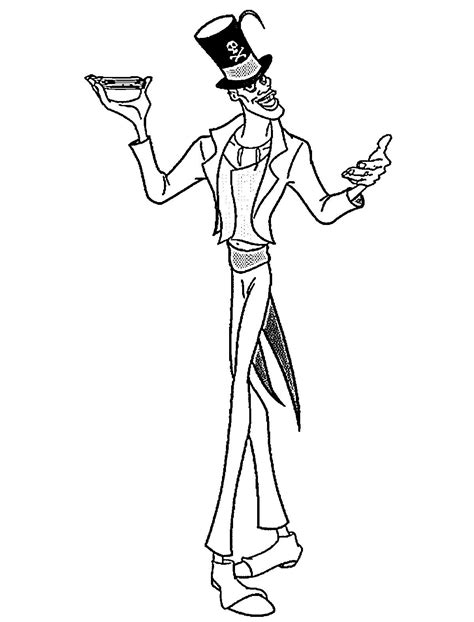 Dr. Facilier Coloring Page