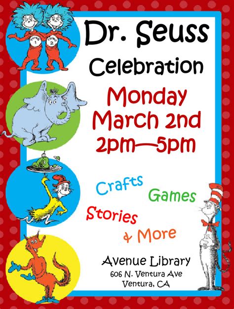 Dr. Seuss Book Report Flyer