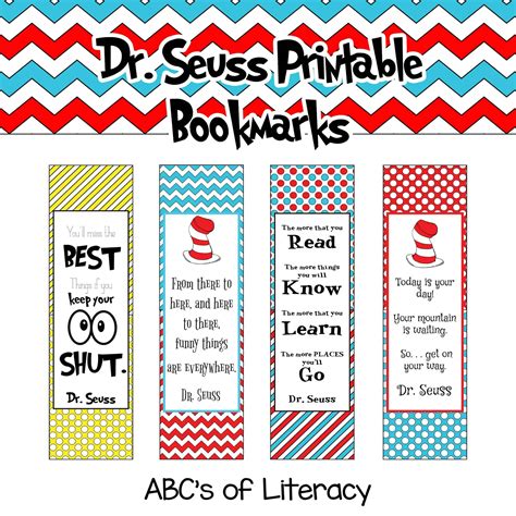 Dr. Seuss Bookmark Ideas