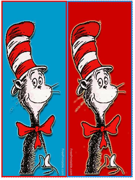 Dr. Seuss Bookmark Templates