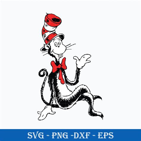 Dr. Seuss Cat in the Hat coloring page