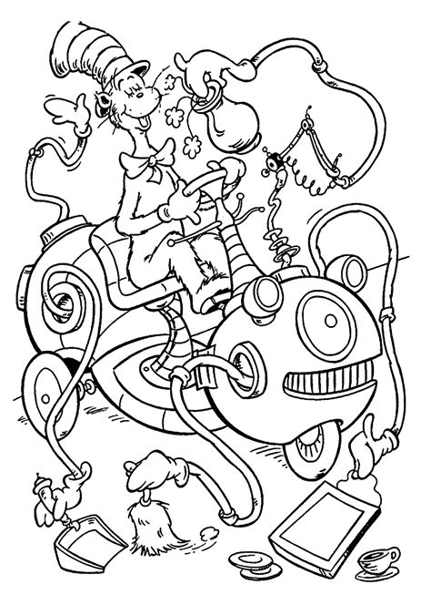 Dr. Seuss coloring pages