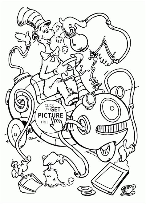 Dr. Seuss coloring page gallery 4