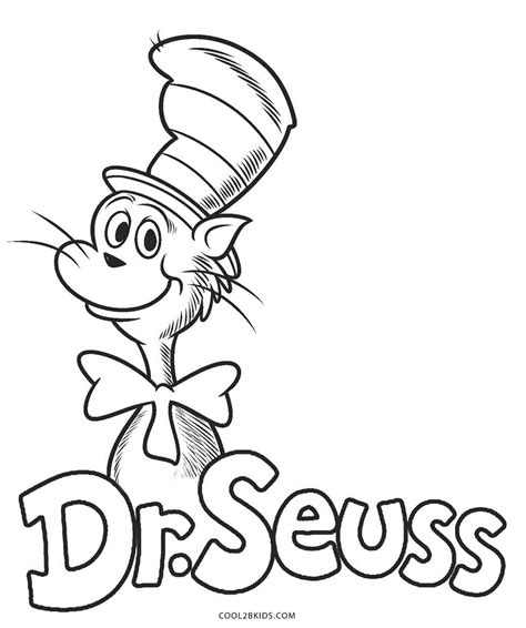 Dr. Seuss coloring page featuring Green Eggs and Ham