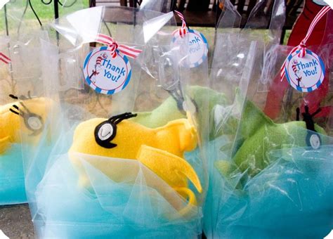 Dr Seuss Fish Party Favor