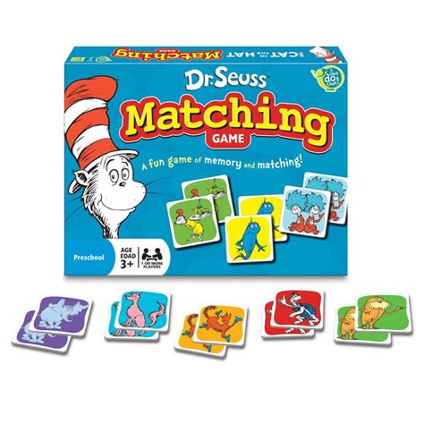 Dr. Seuss Hat Matching Game