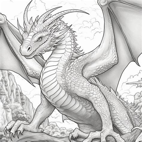 Dragon Coloring Page 1