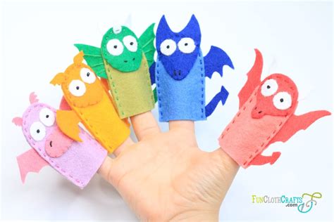 Dragon Finger Puppets