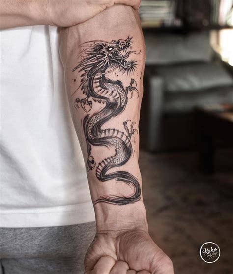 Dragon Forearm Sleeve Designs