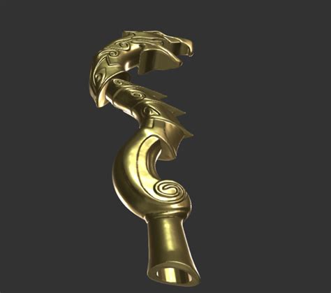 Description of Dragon Staff STL Files