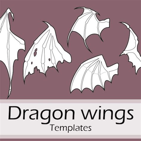 Free Dragon Wing Printable Templates