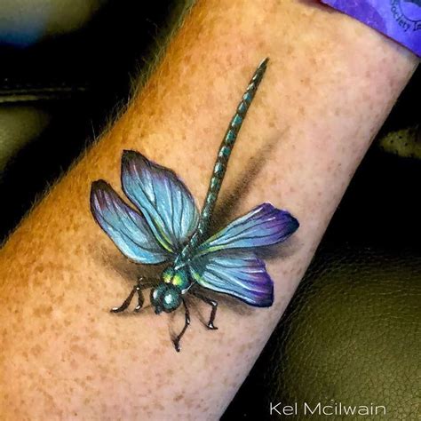 Dragonfly tattoo designs for women