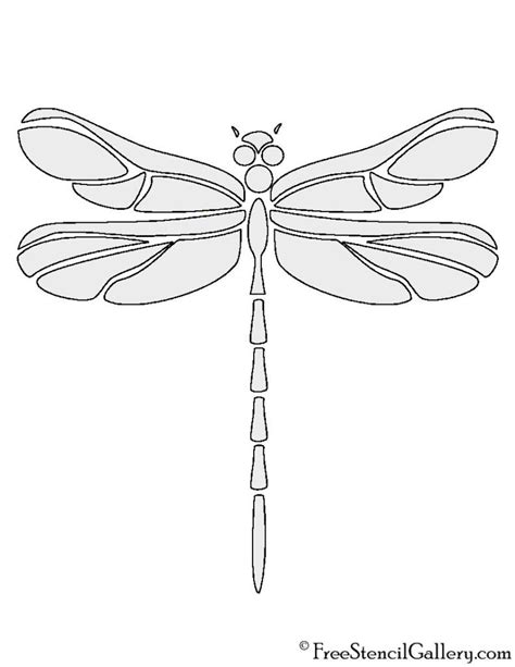 Dragonfly wings template 7