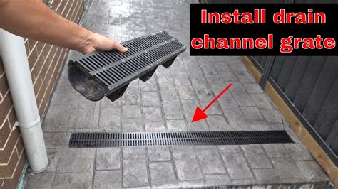 Drain Grate Installation