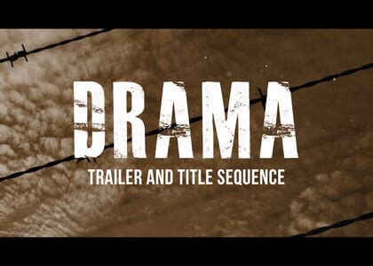 Drama Movie Trailer Template