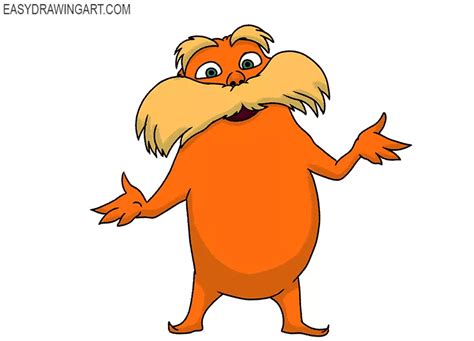 Draw Your Own Lorax Mustache