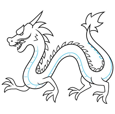 Drawing Chinese Dragon Final Details