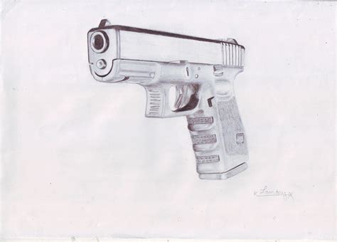 Drawing the Glock 19