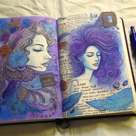 Woman writing in a dream journal