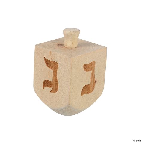 A dreidel spinning top