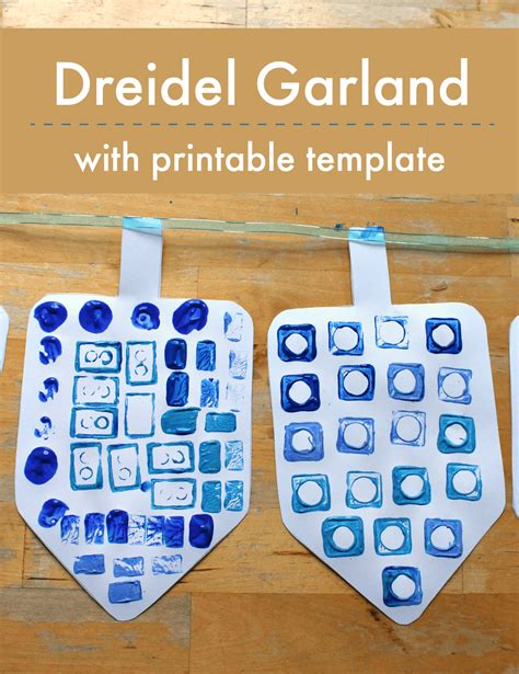 Dreidel Template for Kids