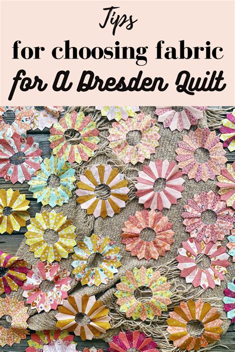 Dresden Plate Quilting Tips