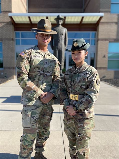 Drill Sergeant yelling at recruits