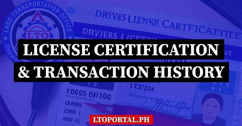 Driver Certifications and Licenses