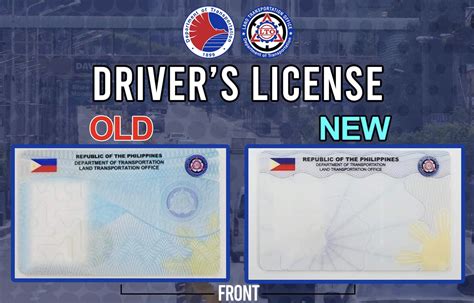 Example of design elements on a driver's license